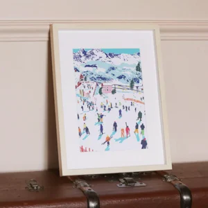 Coffret peinture au numéro - Skiing Among Montains par Katie Smith, La Petite Epicerie - M'Toinette