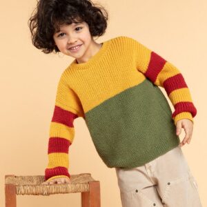 Pull en côtes perlées en Tradi Merino, Plassard - M'Toinette