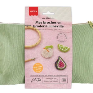 DIY Mercerie - Mes broches en broderie Luneville, La Petite Epicerie - M'Toinette