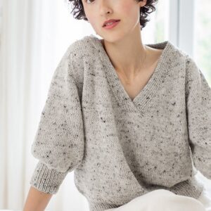 Pull col V en Seraphine, Plassard - M'Toinette