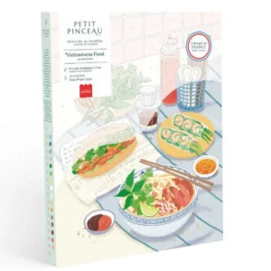 Coffret peinture au numéro - Vietnamese Food par Jayne Wong, La Petite Epicerie - M'Toinette
